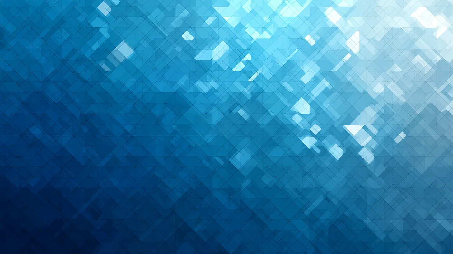 Abstract geometric blue background
